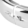7in Silver Headlight Trim Ring Motorcycle Light for Touring Road