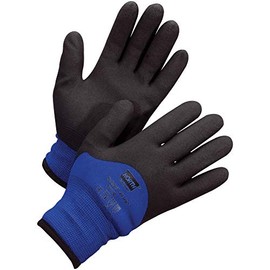 Honeywell Home NorthFlex Work Gloves, Medium, Blue, Black, 2 per Pair