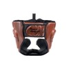 BENLEE Premium Leather Head Guard Brown/Black/Beige S/M