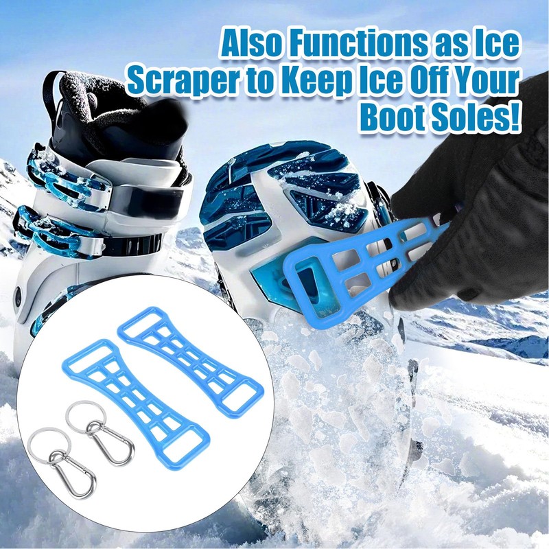 2pcs Ski Boot Buckle Lever Tool & Ski Boots Carrier