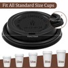 GGOLDMER 150 Pack Plastic Coffee Cup Lids for 10, 12,