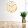 Radio Wave Wall Clock, Nordic, Stylish, Noiseless Wooden Wall Clock,