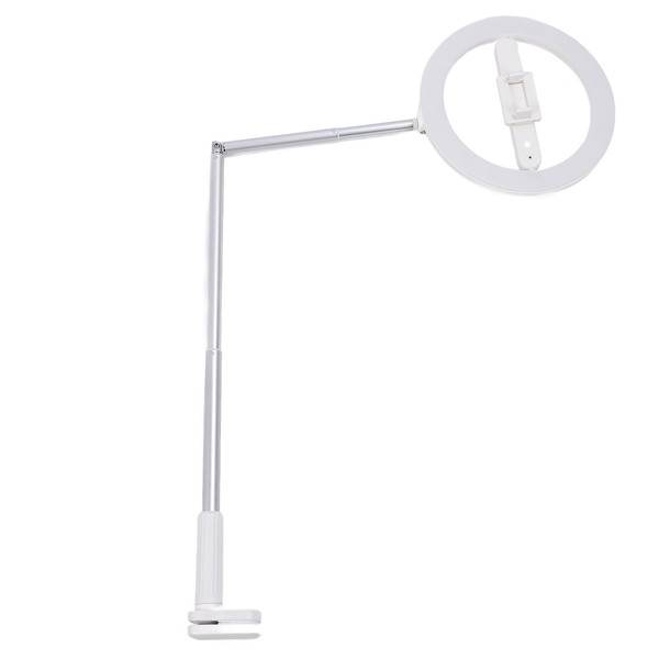 Selfie Ring Light with Stand Phone Holder, Overhead Phone Mount