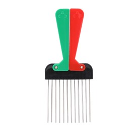 Hair Pick Comb Foldable Professional Hairdressing Detangle Styling Tool Accessory for DIY Home Afro Hairdressing Salon