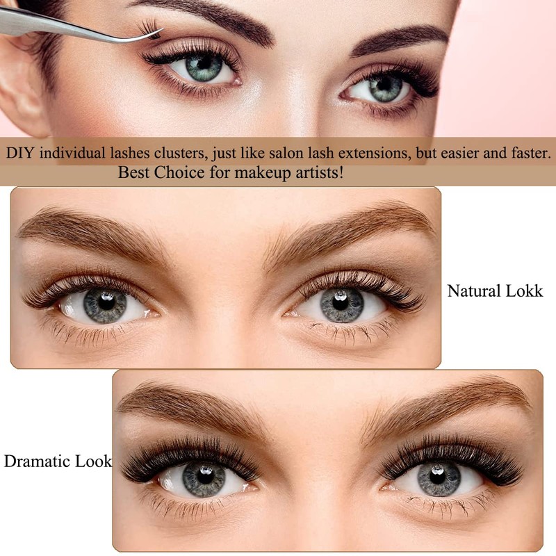 Eyelash Extensions Set, Missicee False Lash Extension Set for Eyelash