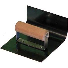 Midwest Rake 47412 Cove Trowel - Standard with 1" Radius, 3" Wall (H) x 6" Floor (D) x 6" Running (W)