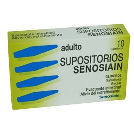 Senosiain Supositorios para Adultos, 10 Piezas