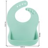 PandaEar 3 Pack Silicone Bibs for Boys Girls for Babies