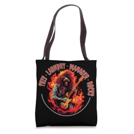 This Laundry Manager Rocks Funny Musician Tote Bag