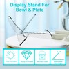 Boloyo "X Shape Acrylic Bowl Display Stand, 6.5 Inch 1PC