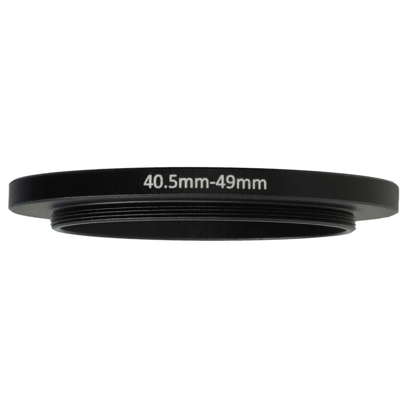vhbw 40.5mm to 49mm Step Up Ring Adapter for Camera