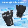 ONLYCARE Wrist Ice Pack Wrap, Soft Gel Ice Pack for