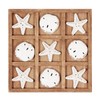 NIKKY HOME Wood Board Travel Game Beach Tic Tac Toe