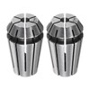 sourcing map 2 Pcs ER16 4mm Spring Collet Chuck High