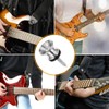 COYUN 6 Stück Gitarrengurt Knöpfe+6Stück Gitarren Gurt Schlösser,Strap Blocks Gurtblöcke,Metallende