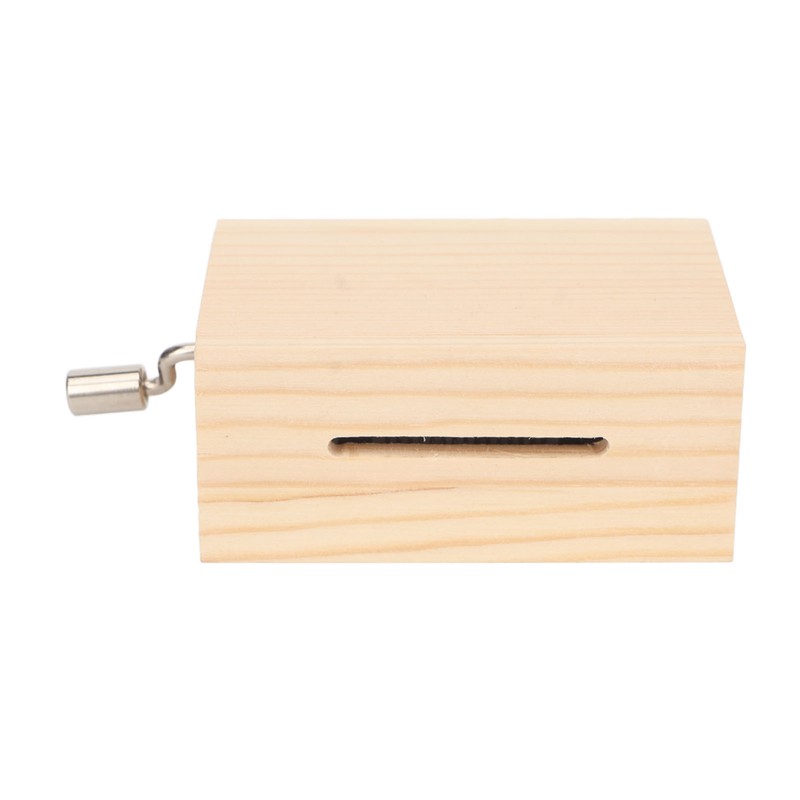 Music Box 15 Note Hand Crank Compact Retro Style Attractive
