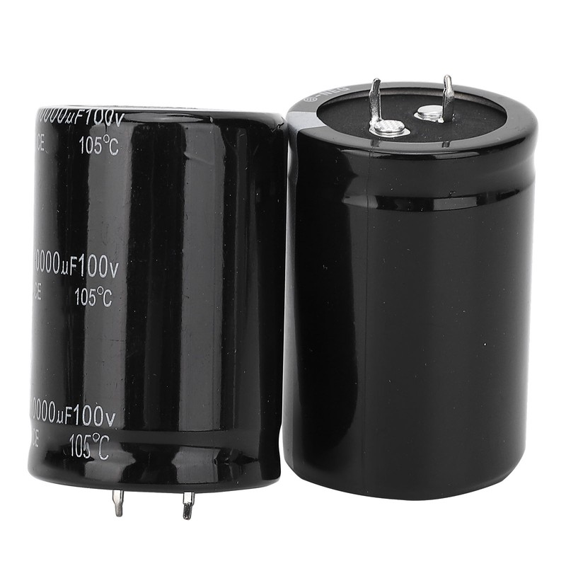 2pcs 10000uF 100V Electrolytic Capacitor 105℃ 35X50mm