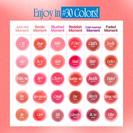 fwee Lip&Cheek Blurry Pudding Pot + Pendant Keyring | Random Colored Keyring | Bestie Moment - BFF | Makeup Blush, Buildable Lightweight, Multi-Use Soft Matte Finish | 5g