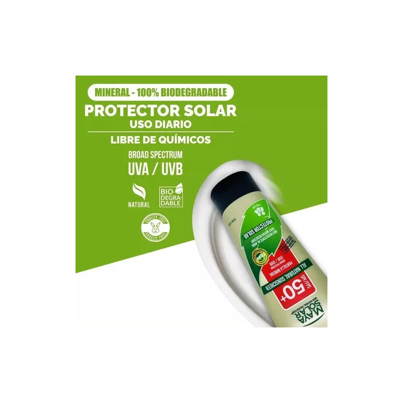 Bloqueador Solar Biodegradable Fps 50 Con Producto De