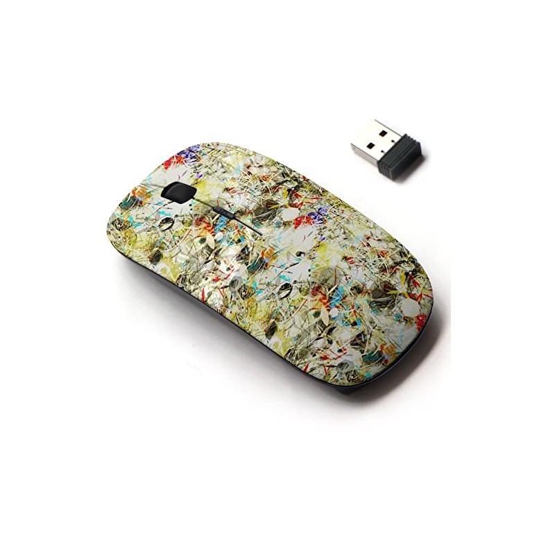 CJCBROES 2.4G Wireless Mouse with Cute Pattern Design for All