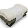 Ecovask Face Cloth 3pk Organic Cotton, Storm