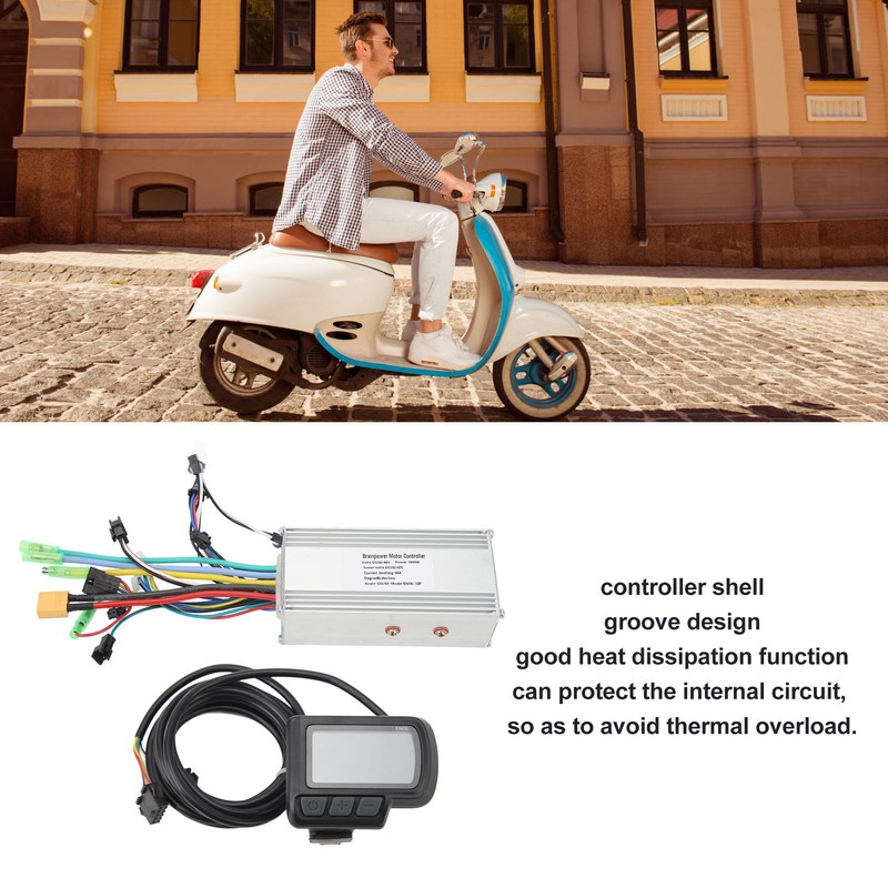 36V 48V 1000W 38A Electric Bike Sine Wave Brushless Controller