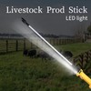 LeadSeals Electric Livestock Prod Rechargeable Cattle Prod Stick with LED