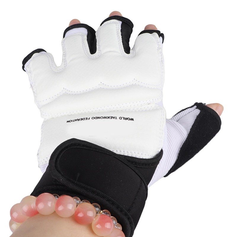 Half Finger Boxing Gloves Adjustable Comfortable for Kickboxing Fighting Punching