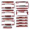 Carbhub 5 Pack Driver and Passenger Side Silver Tone Car