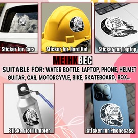 Set 3PCS 3 Inches - Velaris ACOTAR Sticker Mountain with Inspiring Quote Perfect for Fantasy Lovers & Bookish Decor 3" Waterproof Vinyl Decal for Water Bottles, Tumblers, Laptop, Kindle, Helmet