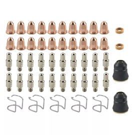 Smart Weld Electrodes Tips Cups Consumables fit Chicago Electric 95136 Plasma Cutter Parts - 10-pk Electrodes