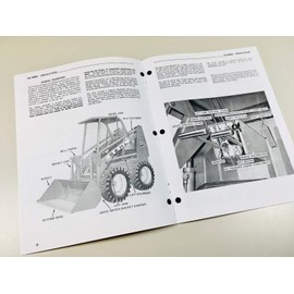 Operators Manual for Gehl 4400 Skid Loader Skid Steer Owner