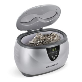Magnasonic Professional Ultrasonic Jewelry Cleaner with Digital Timer and 20z...