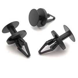 VVO Fasteners- Black Plastic Radiator Surround & Air Guide Panel Clips for Ford Ka+ / Figo, Transit/Tourneo Connect, (Pack of 10)