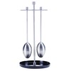Oenophilia Oeno Ice Chilling Wand Set with Stand, Silver