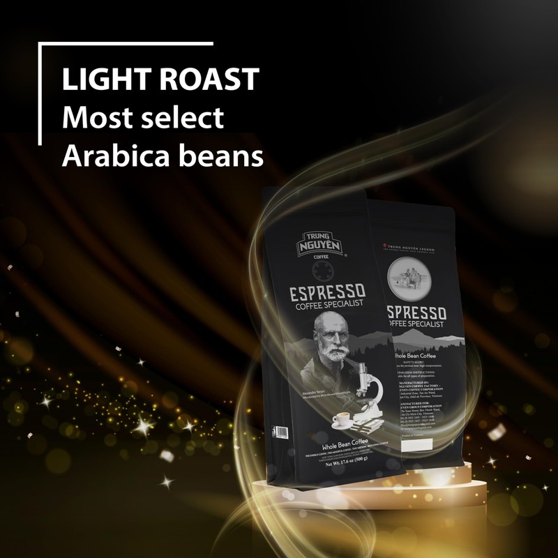 TRUNG NGUYEN LEGEND Espresso Specialist Arabica Coffee Bean - Bag
