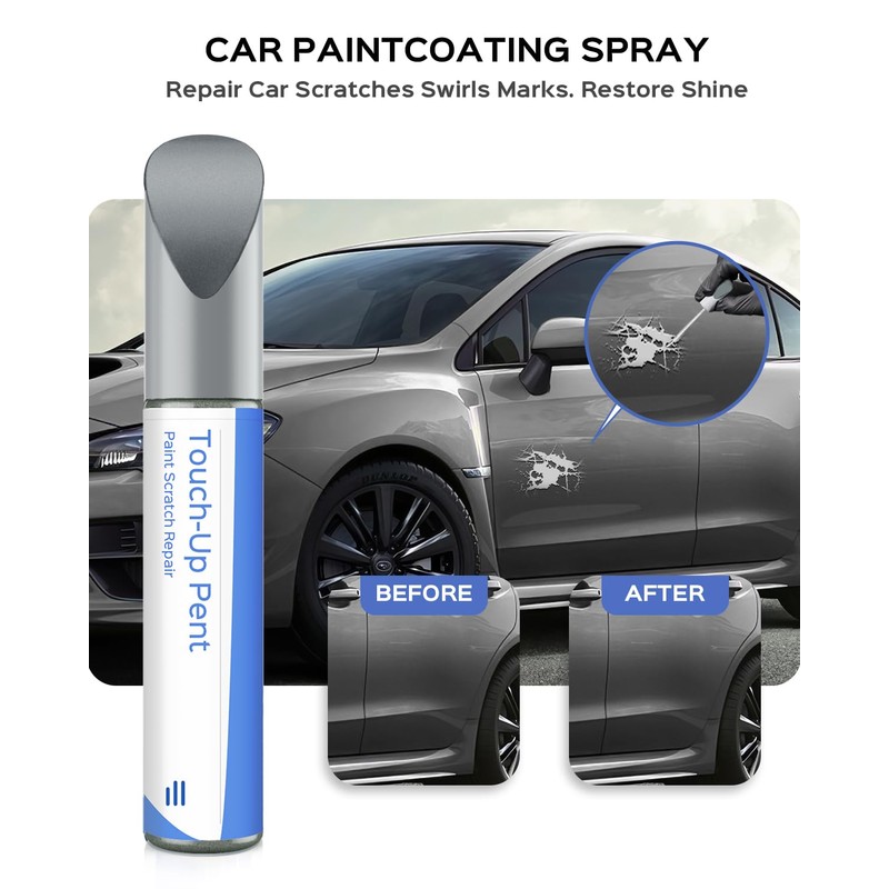 PARTS4EV G1U Ice Silver Metallic Touch Up Paint Compatible with