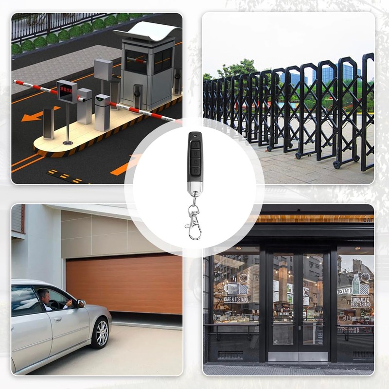 433MHz Universal Garage Door Remote Control - 4-in-1 Wireless Cloning