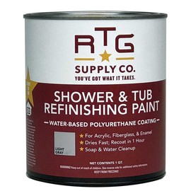 RTG Shower & Tub Refinishing Paint (Light Gray)