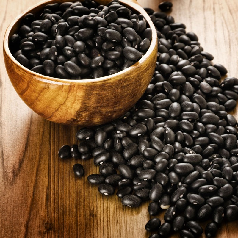 Augason Farms Dried Black Beans 4-Gallon Pail, Bulk Food Storage,