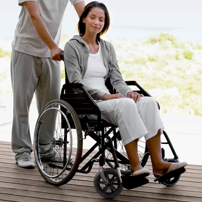 Healifty 2pcs Front Wheelchair Wheel Solid Wheel Replacement for Wheelchairs