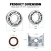 357cc Engine Rebuild Kit STD Piston JN6-11400-00-00 & Gaskets Seal