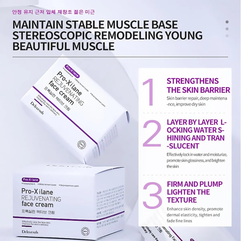 Deleventh Crema Facial Rejuvenecedora Pro-xilane De La Marca