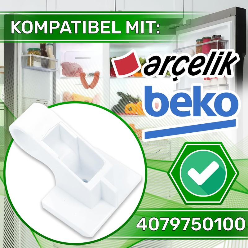 Fridge Freezer Door Hinge with Original Code 4079750100 for Beko