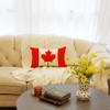 Ogiselestyle Canada Maple Flag Throw Pillow Cover, 12 x 20
