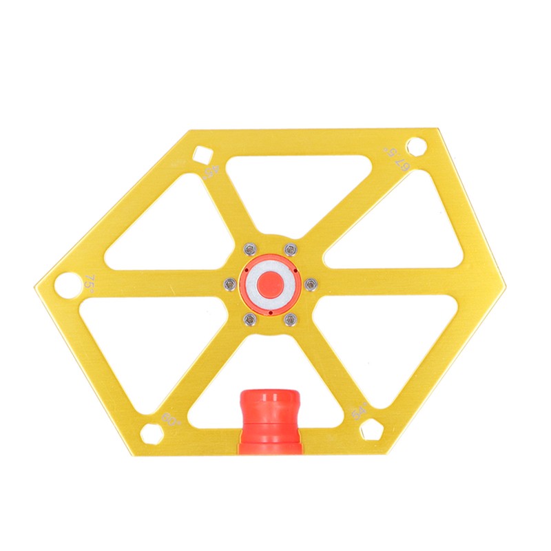 Woodworking Angle Ruler Hex Magnetic Aluminum Alloy Table Saw Adjustment
