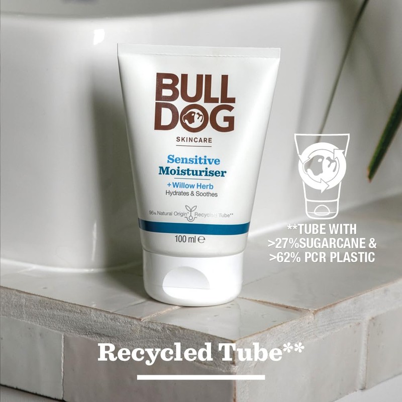 Bulldog Sensitive Moisturiser for Men, 100ml, (Pack of 1)