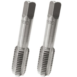 M16x2.0 Tap, M16 Metric Hand Thread Tap, HSS 6542 Right Hand M16 X 2.0mm Tap (2PCS)