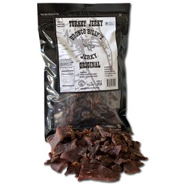Bronco Billy's Turkey Jerky Original Flavor One Pound Resealable Bag