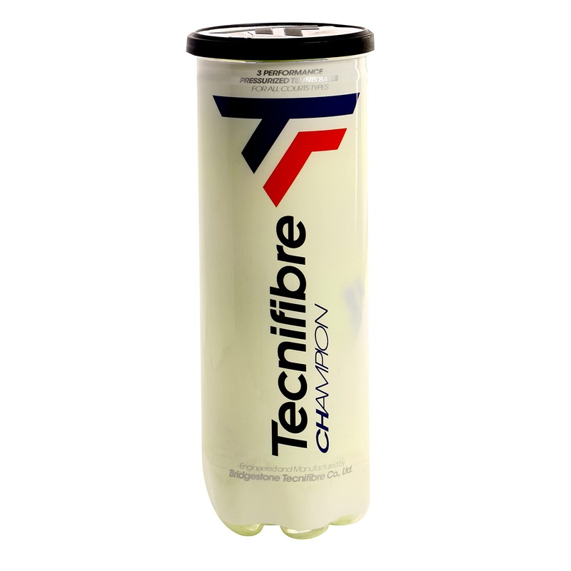 Tecnifibre Champion 3er Dose Tennisball, gelb, nosize